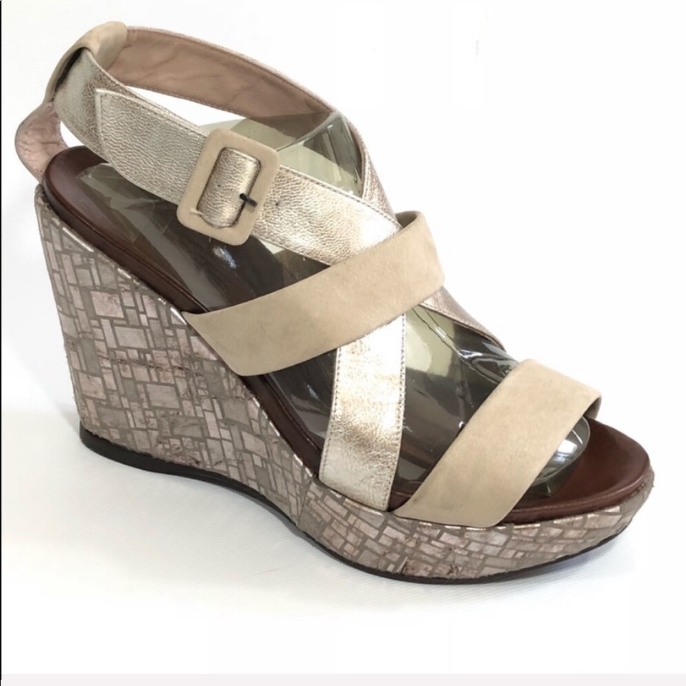 AUDLEY WEDGES STRAP SANDALS Size 39